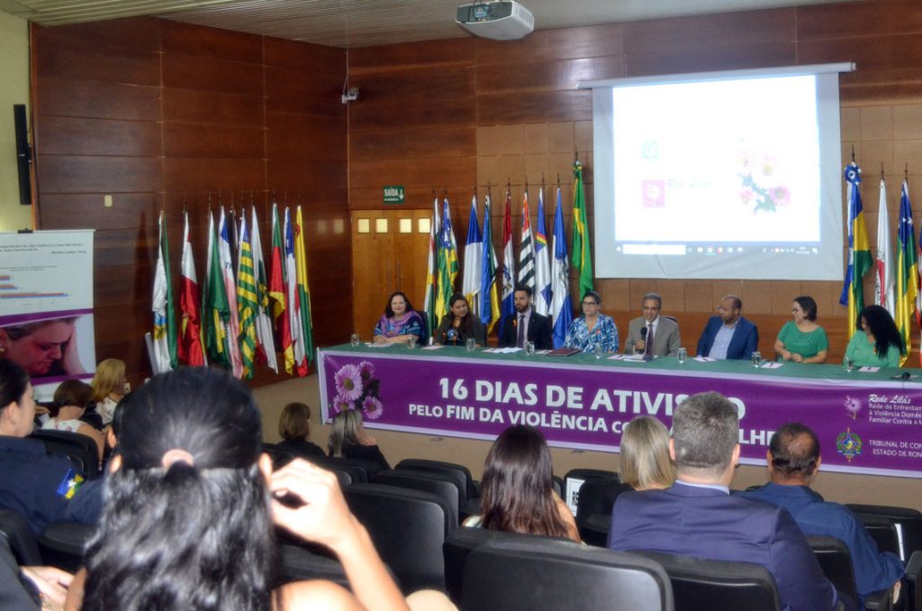 ENFRENTAMENTO À VIOLÊNCIA CONTRA A MULHER É DESTACADO DURANTE EVENTO DO TCE/REDE LILÁS - News Rondônia