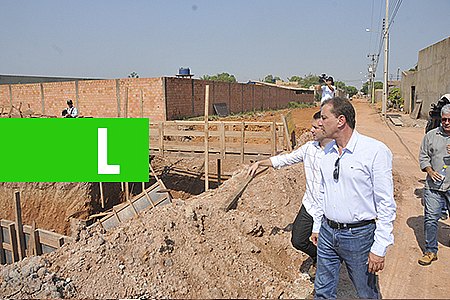 PREFEITO VISTORIA OBRAS EM EXECUÇÃO NA ZONA LESTE ACOMPANHADO DA IMPRENSA - News Rondônia