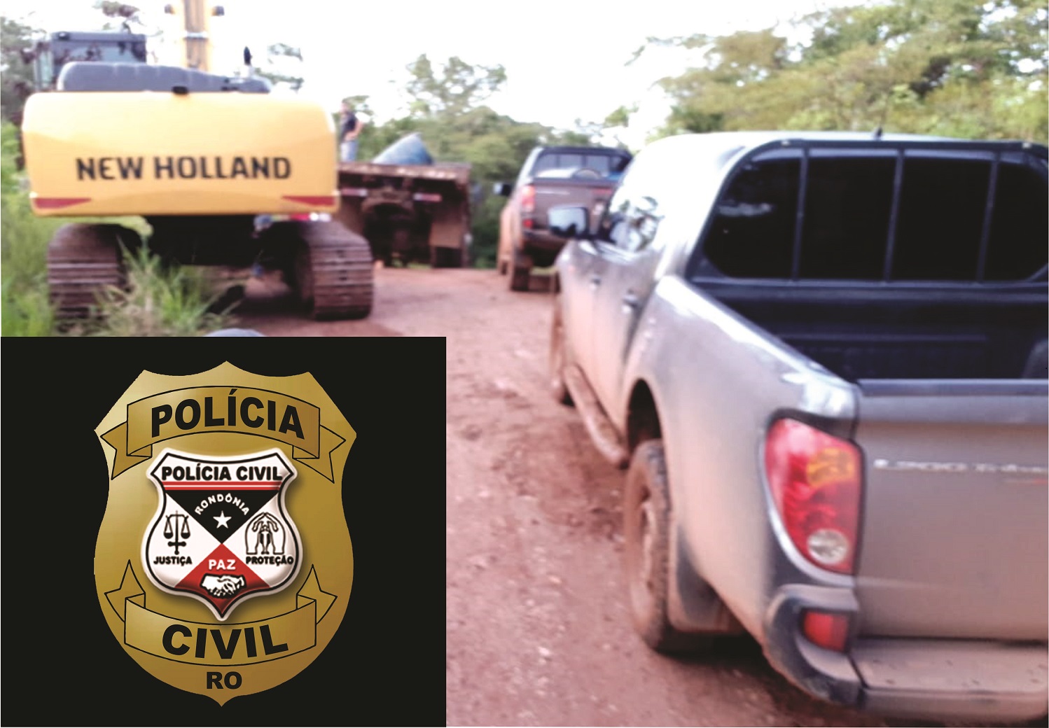 POLÍCIA CIVIL RECUPERA TRATOR QUE TINHA SIDO FURTADO DA SEFIN EM PORTO VELHO - News Rondônia