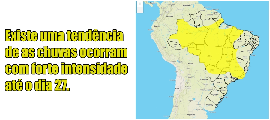 INMET divulga boletim com chuvas acima da média para Rondônia - News Rondônia