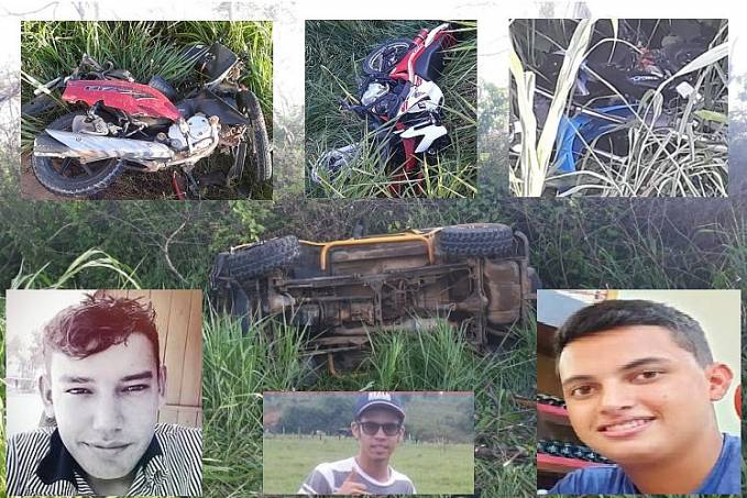 TRAGÉDIA: Acidente mata três jovens em Rondônia em Buritis - FOTOS - News Rondônia