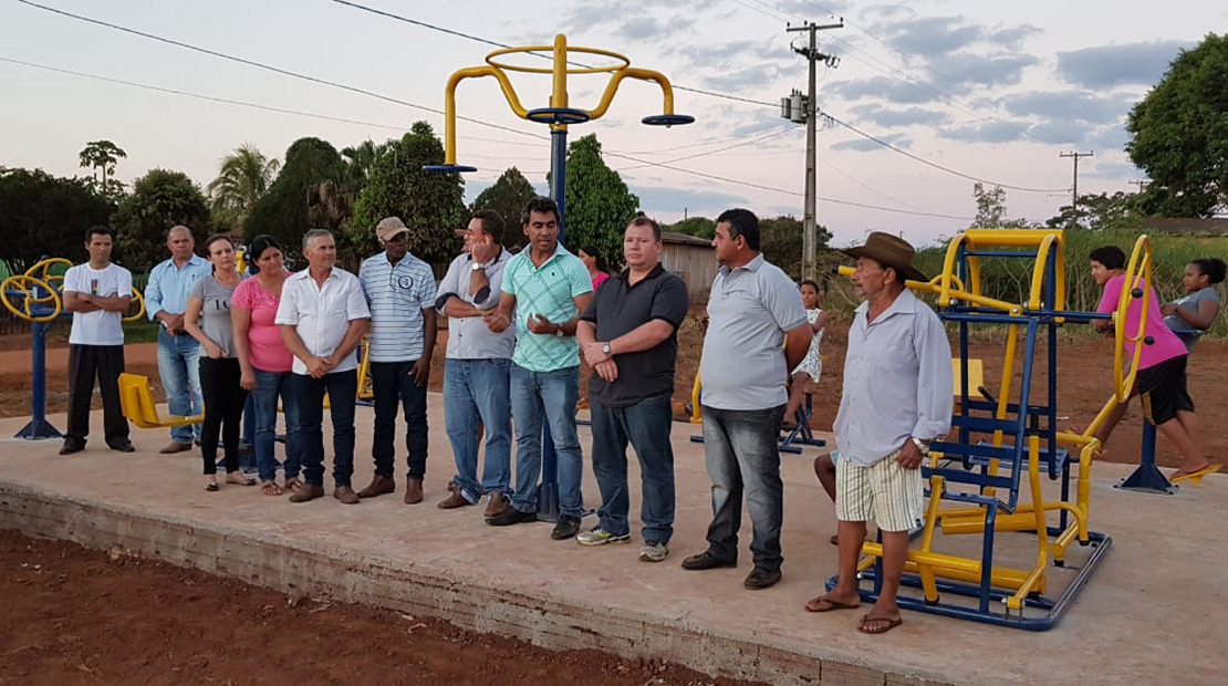 DR. NEIDSON PARTICIPA DA ENTREGA DE ACADEMIAS AO AR LIVRE EM ALTA FLORESTA DO OESTE - News Rondônia