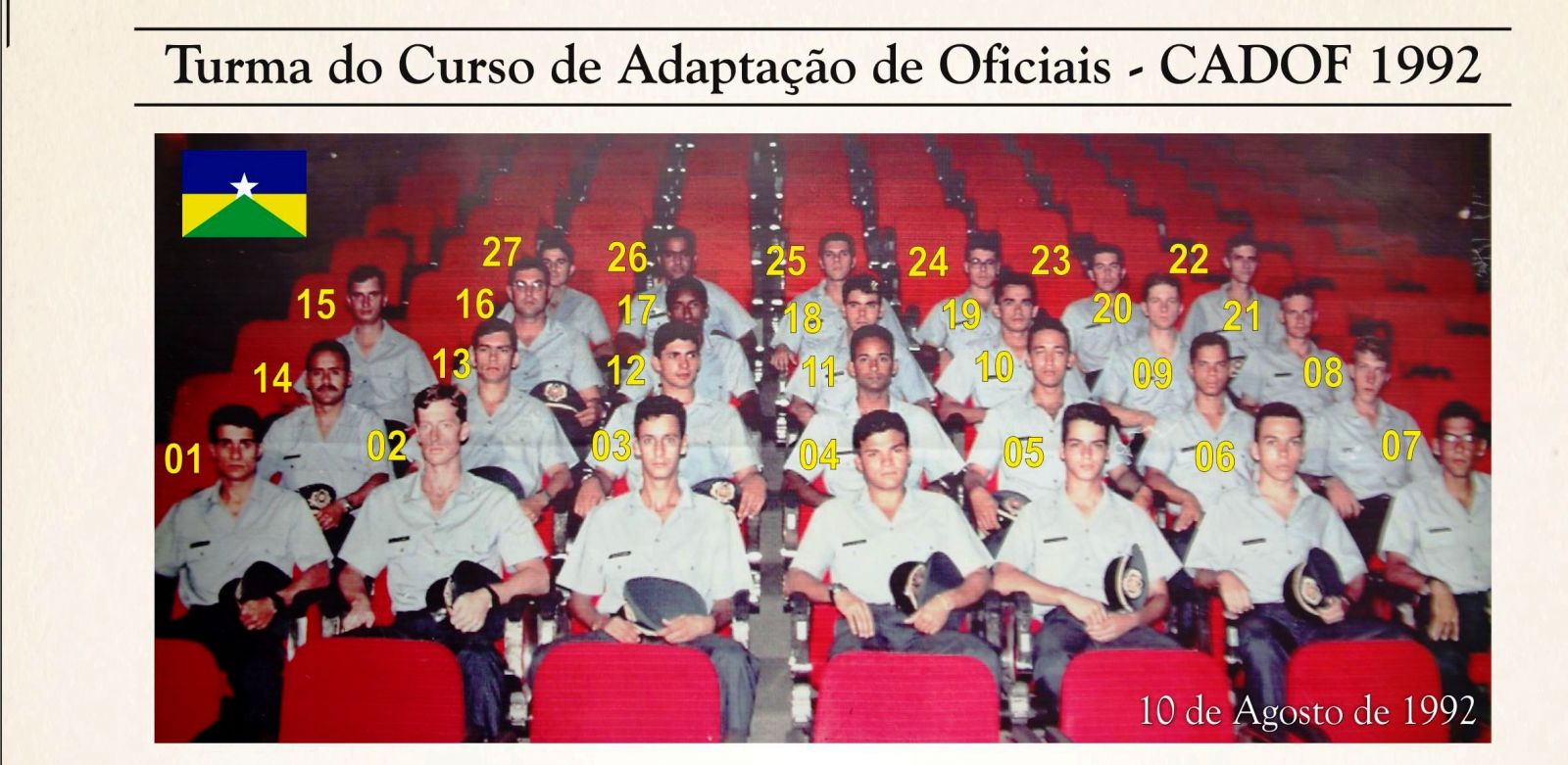 TURMA DE OFICIAIS DA POLÍCIA MILITAR COMPLETA VINTE E SEIS ANOS - News Rondônia