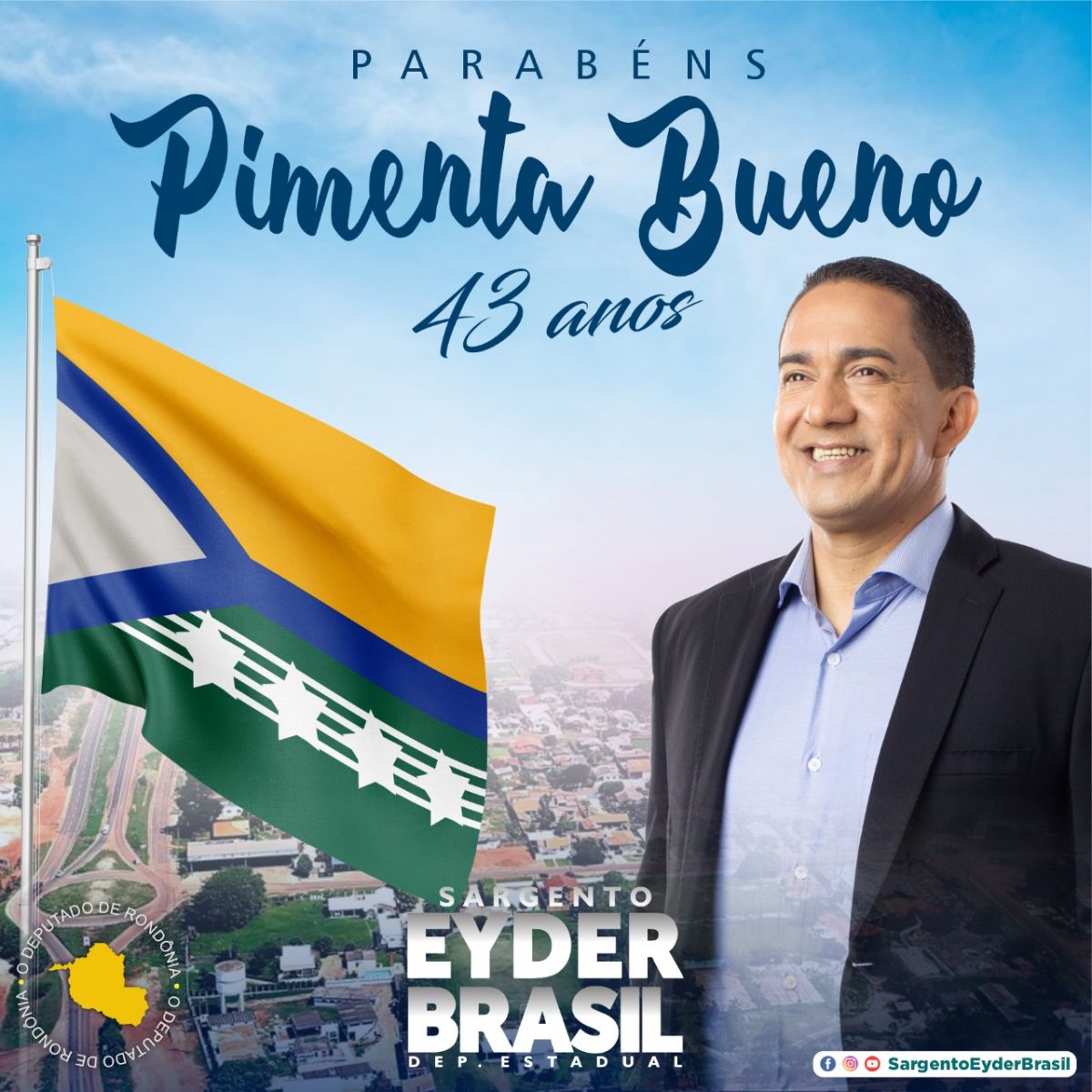 PIMENTA BUENO: Deputado Eyder Brasil reforça compromisso com a educação - News Rondônia