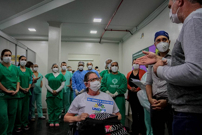 Após se tratar da covid-19, quarto paciente de Mato Grosso do Sul recebe alta do Hospital de Campanha - News Rondônia