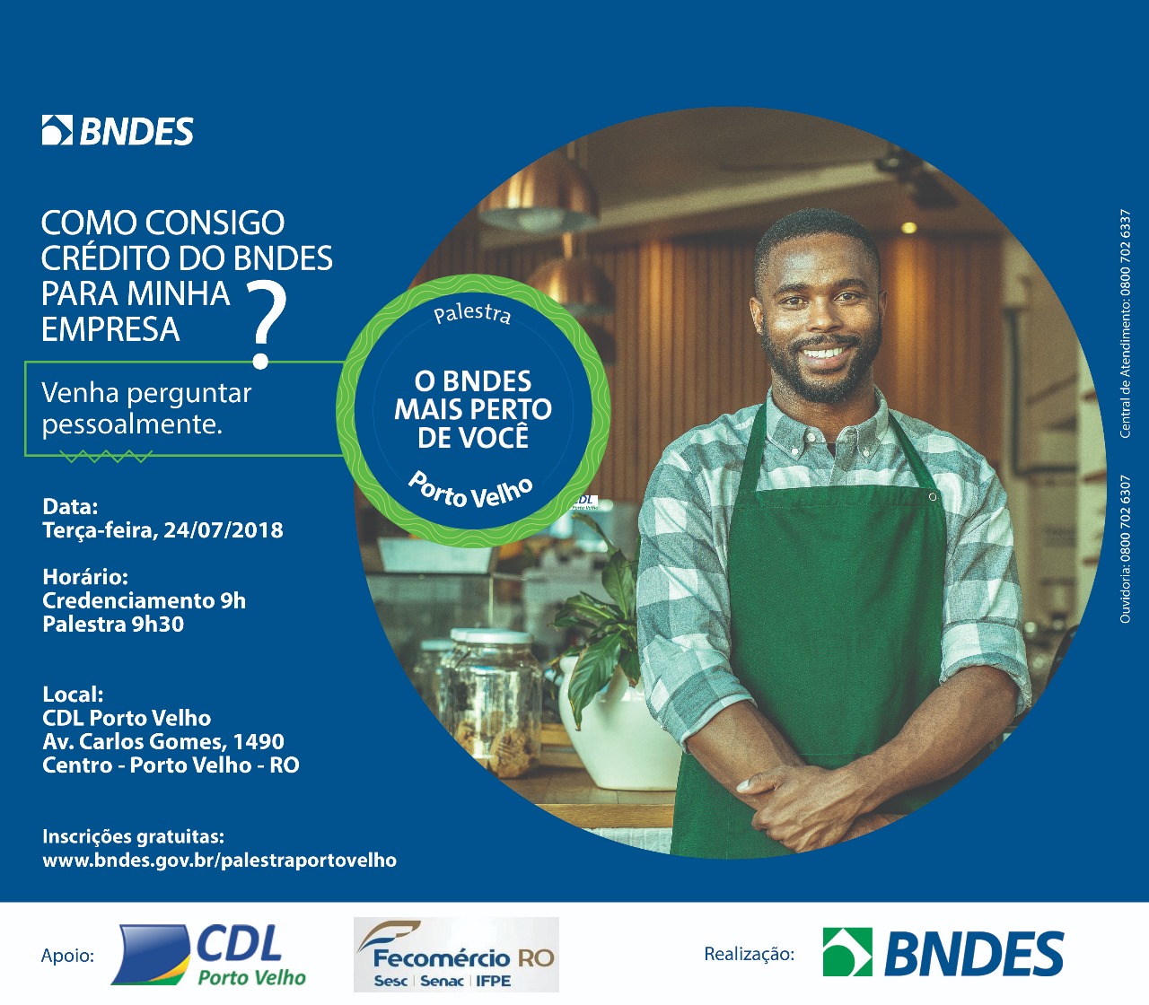 PORTO VELHO RECEBE CICLO DE PALESTRAS DO BNDES - News Rondônia