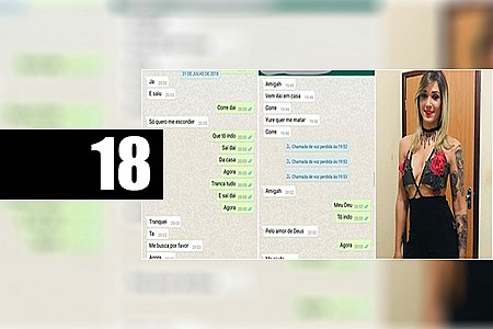 PATRÍCIA ALINE PEDIU AJUDA PELO WHATSAPP ANTES DE SER MORTA PELO NAMORADO - News Rondônia