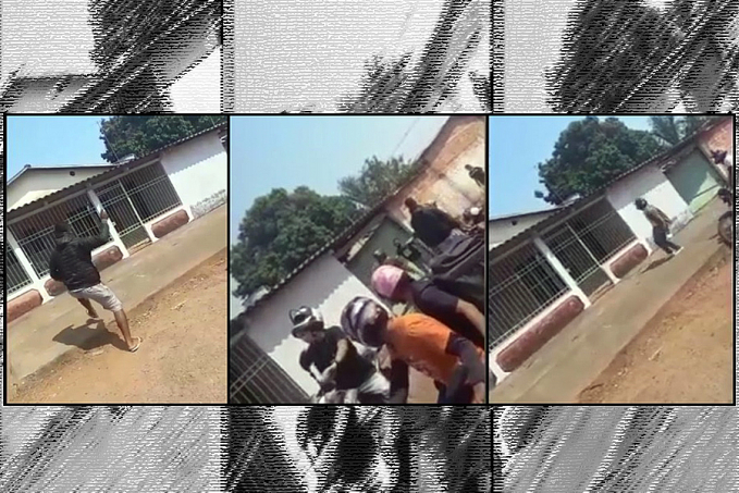 VANDALISMO - Em vídeo, motociclistas destroem residência após morte de colega - News Rondônia