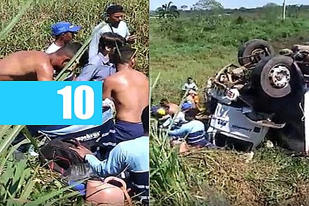 CAMINHÃO COLETOR DE LIXO CAPOTA E GARIS FICAM PRESOS ÀS FERRAGENS - News Rondônia