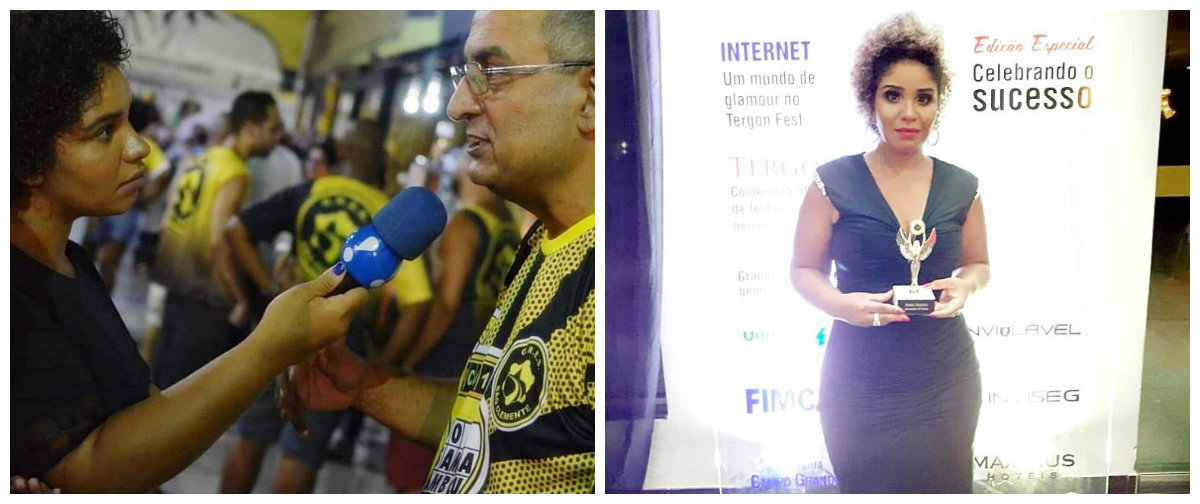 PAULA GÉSSICA, A REPÓRTER CARIOCA DO TV FAMA FOI HOMENAGEADA COM O PRÊMIO MULHER 2019 EM JI-PARANÁ - News Rondônia