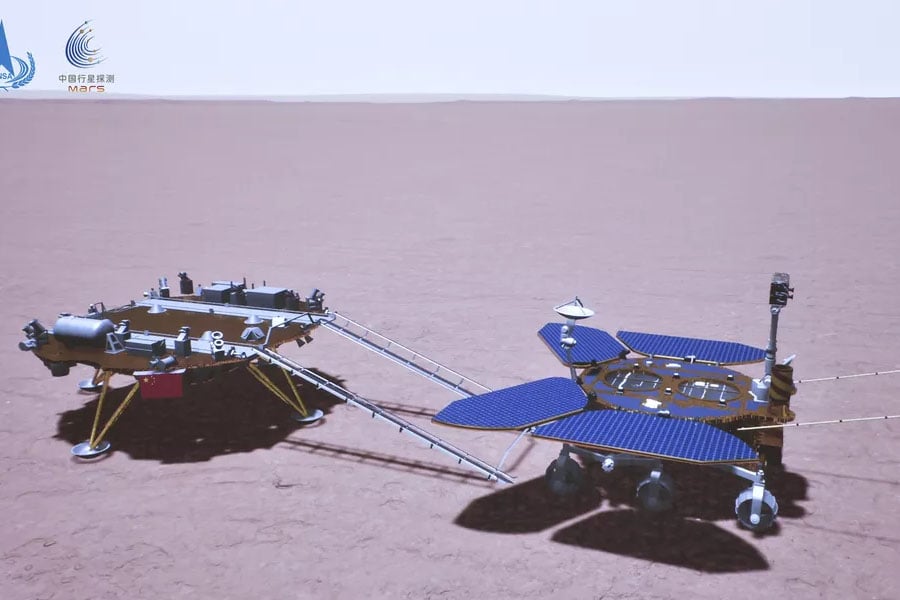 Robô enviado pela China começa exploração em Marte - News Rondônia