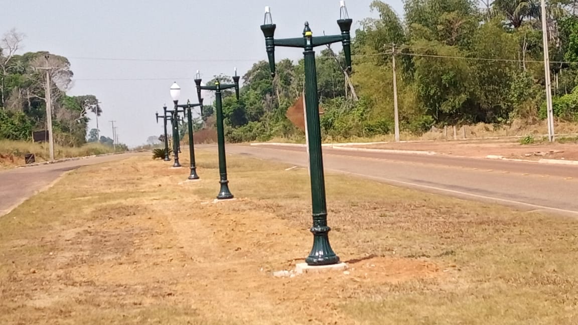 Prefeitura de Castanheiras investe em modernas estruturas na iluminação pública em Jardinópolis - News Rondônia