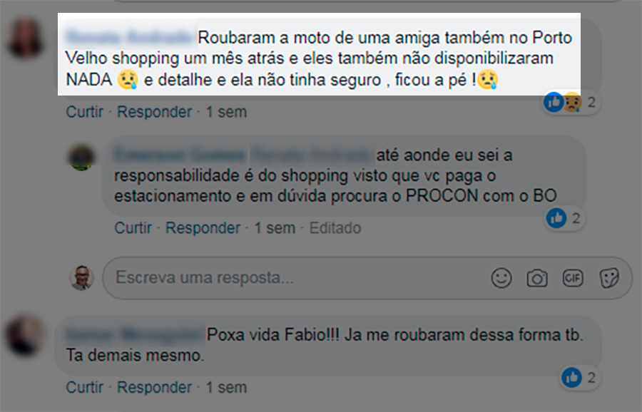 FURTOS NO ESTACIONAMENTO DO PORTO VELHO SHOPPING SE TORNAM COMUNS E CENTRO DE COMPRAS PRATICA DESCASO COM CLIENTES - News Rondônia