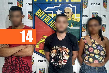 TRÁFICO: POPULAÇÃO DENUNCIA E POLÍCIA PRENDE TRIO NA ZONA SUL - News Rondônia