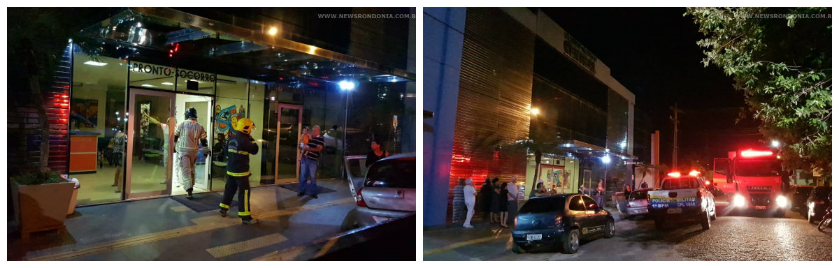 BOMBEIROS SÃO CHAMADOS APÓS PRINCÍPIO DE INCÊNDIO NO HOSPITAL CENTRAL EM PORTO VELHO - News Rondônia