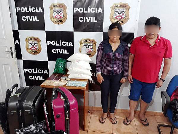 POLÍCIA CIVIL PRENDE CASAL DE BOLIVIANOS COM 12 KG DE COCAÍNA - News Rondônia