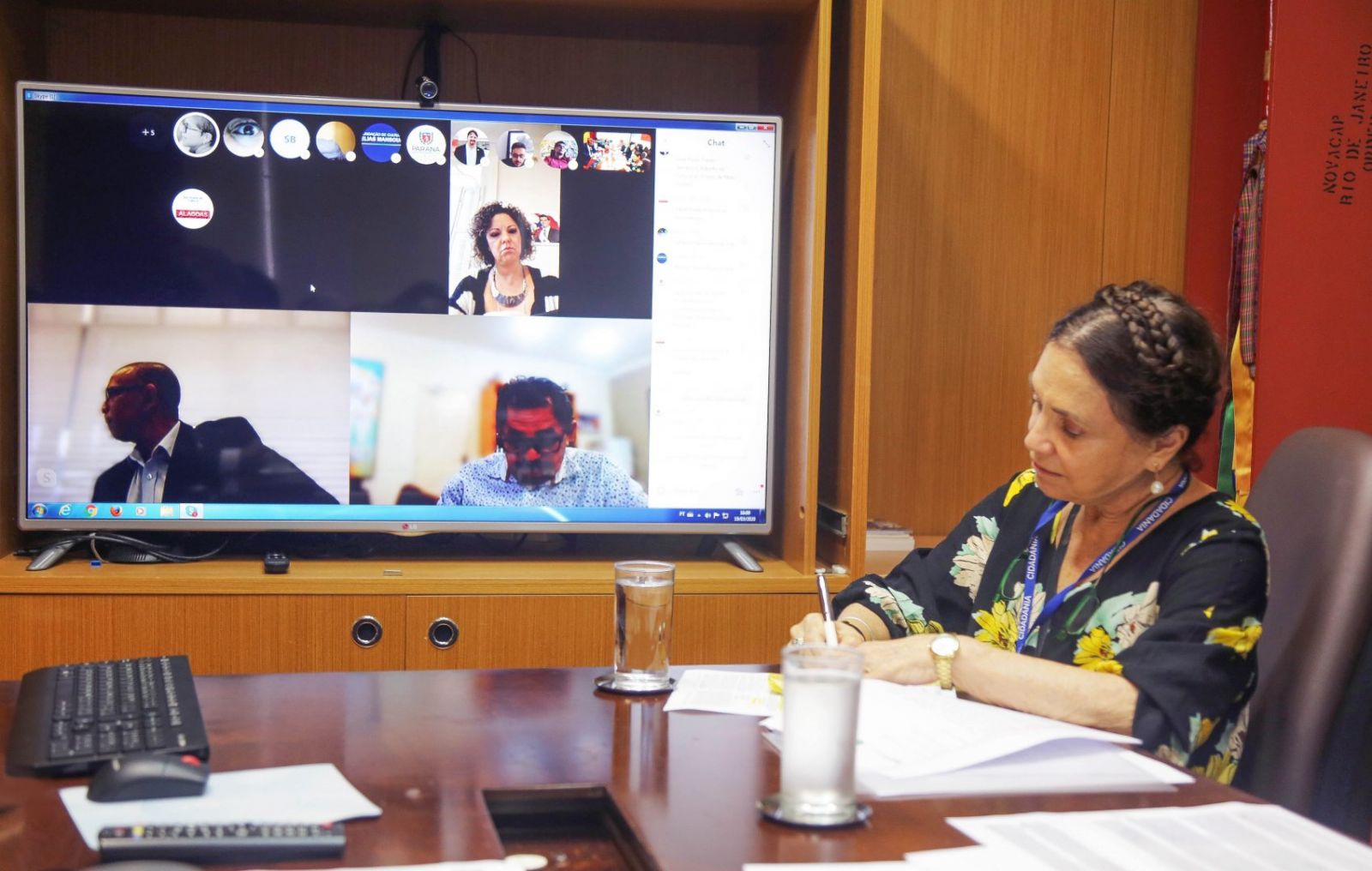 REGINA DUARTE FAZ REUNIÃO ONLINE COM SECRETÁRIOS ESTADUAIS DE CULTURA - News Rondônia