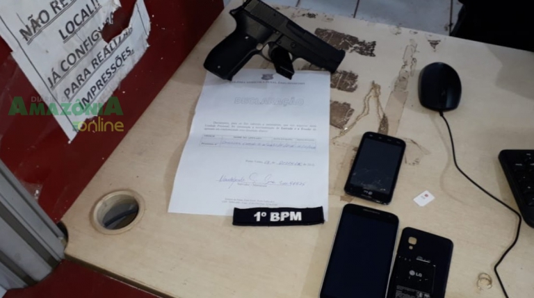 DUPLA DE ASSALTANTES É PRESA NO CENTRO DE PORTO VELHO - News Rondônia