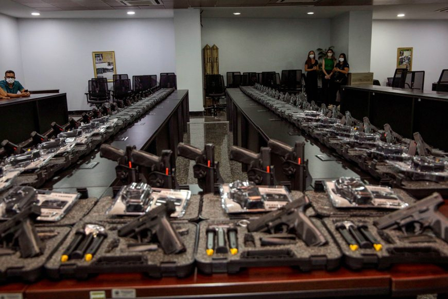 Polícia Penal de Rondônia recebe novos armamentos para atuar em missões do Sistema Penitenciário - News Rondônia