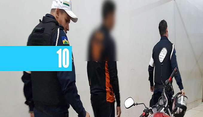 MOTOBOY É PRESO COM MOTO CLONADA EM PORTO VELHO - News Rondônia