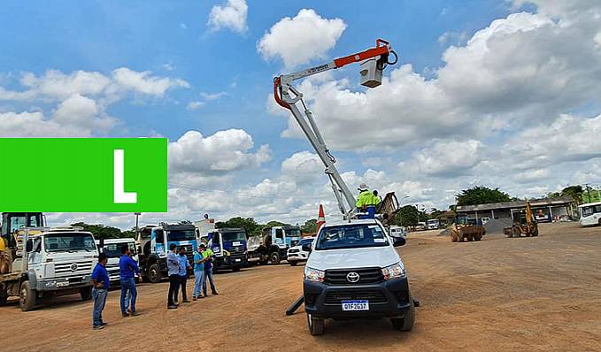Com recurso próprio, prefeitura de Jaru adquire mais um veículo equipado com cesto aéreo e amplia serviços de manutenção da iluminação pública no município - News Rondônia