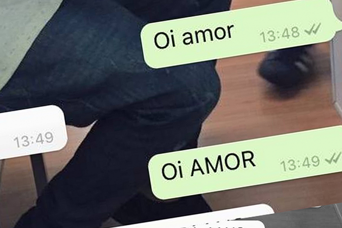 OI MEU AMOR - Mulher flagra mensagem de outra no celular do marido e apanha ao questioná-lo - News Rondônia
