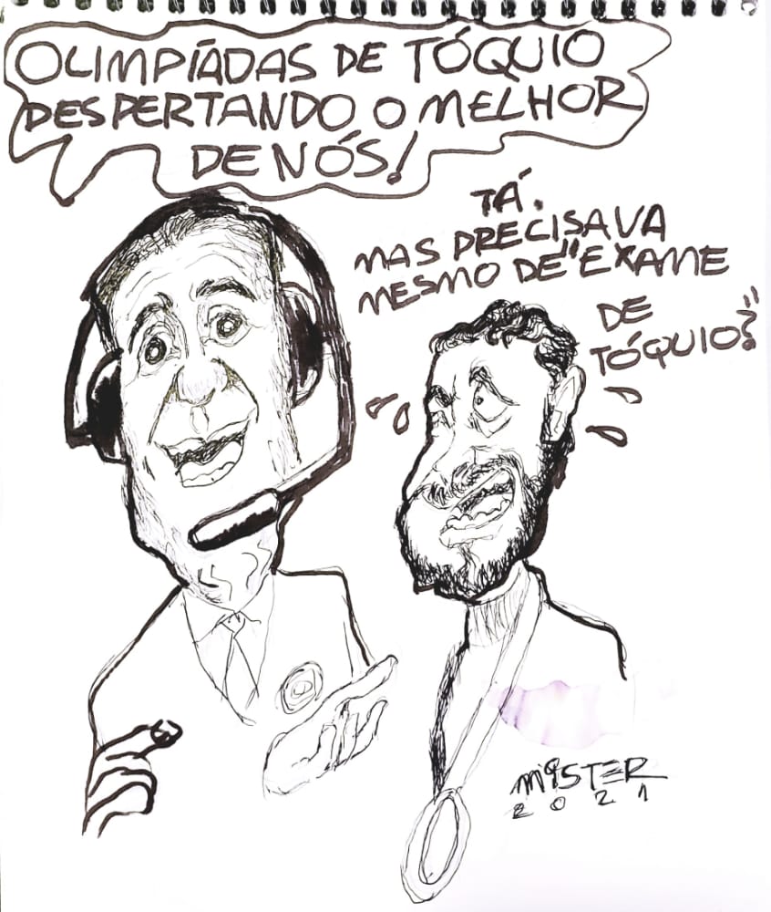 CHARGE DO NEWS - O ouro que precisou do 'Tóquio'! - News Rondônia
