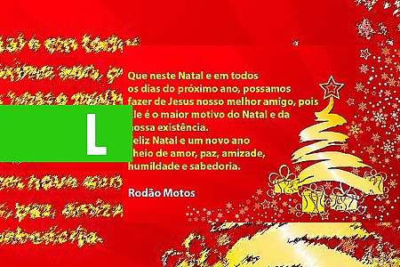 MENSAGEM DE NATAL: RODÃO MOTOS - News Rondônia