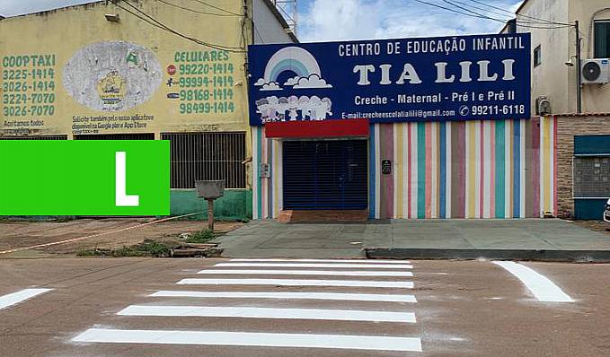 Semtran atende pedido do vereador Márcio Pacele e implanta faixa de pedestre em frente a creche infantil no Nova Porto Velho - News Rondônia
