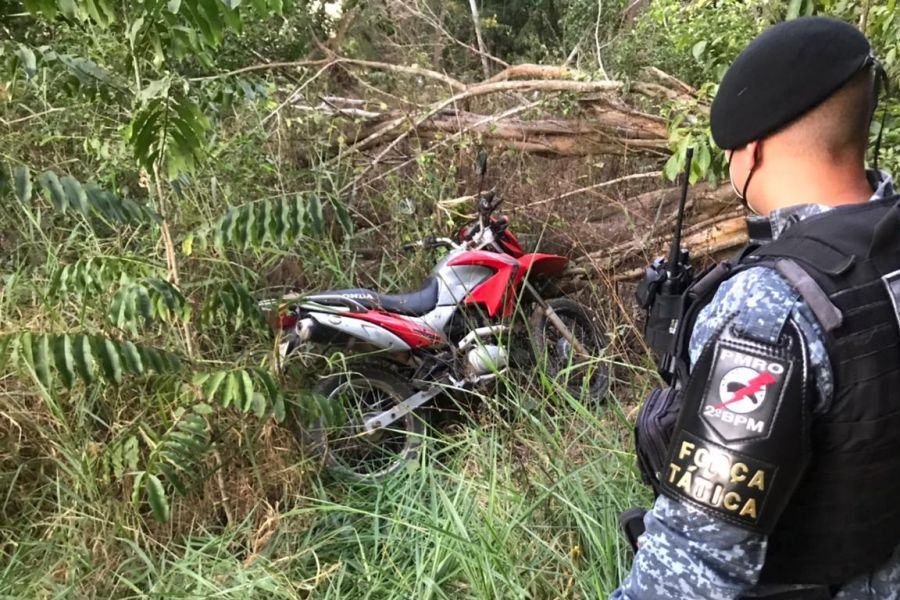 PM recupera motocicleta furtada durante a madrugada - News Rondônia