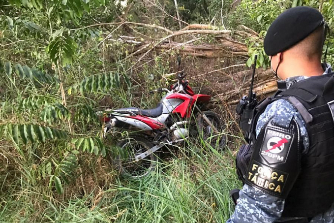 PM recupera motocicleta furtada durante a madrugada - News Rondônia