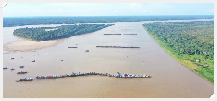 Dragas bloqueiam praticamente todo o leito do Rio Madeira no Amazonas; MPF pede a retirada imediata dos maquinários do local - News Rondônia