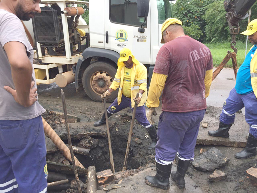 SEMUSB REALIZA DESOBSTRUÇÃO DE CAIXAS COLETORAS NA ÁREA CENTRAL DA CAPITAL - News Rondônia