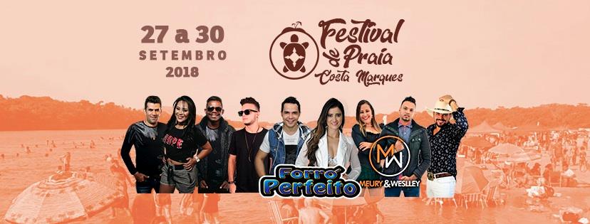 COMEÇA NESTA QUINTA-FEIRA O XVII FESTIVAL DE PRAIA DE COSTA MARQUES - News Rondônia