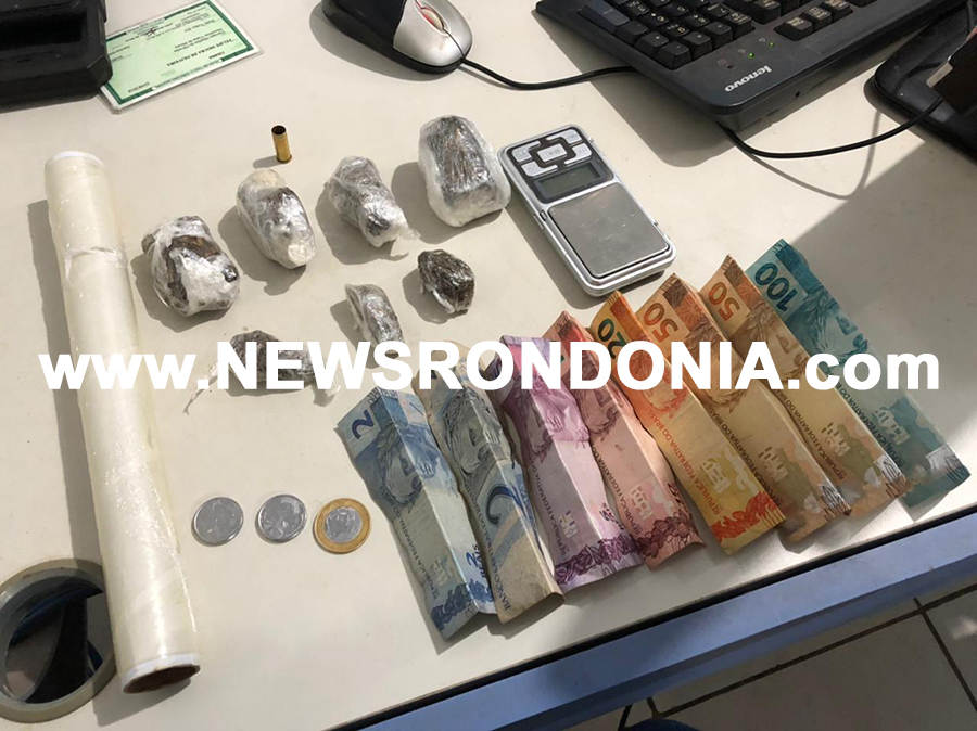 A CASA CAIU: Força Tática prende jovem com drogas e a caminho da central prendem foragido da justiça - News Rondônia