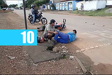 MOTORISTA IDOSA INVADE PREFERENCIAL E CAUSA ACIDENTE COM MOTOCICLISTA - News Rondônia