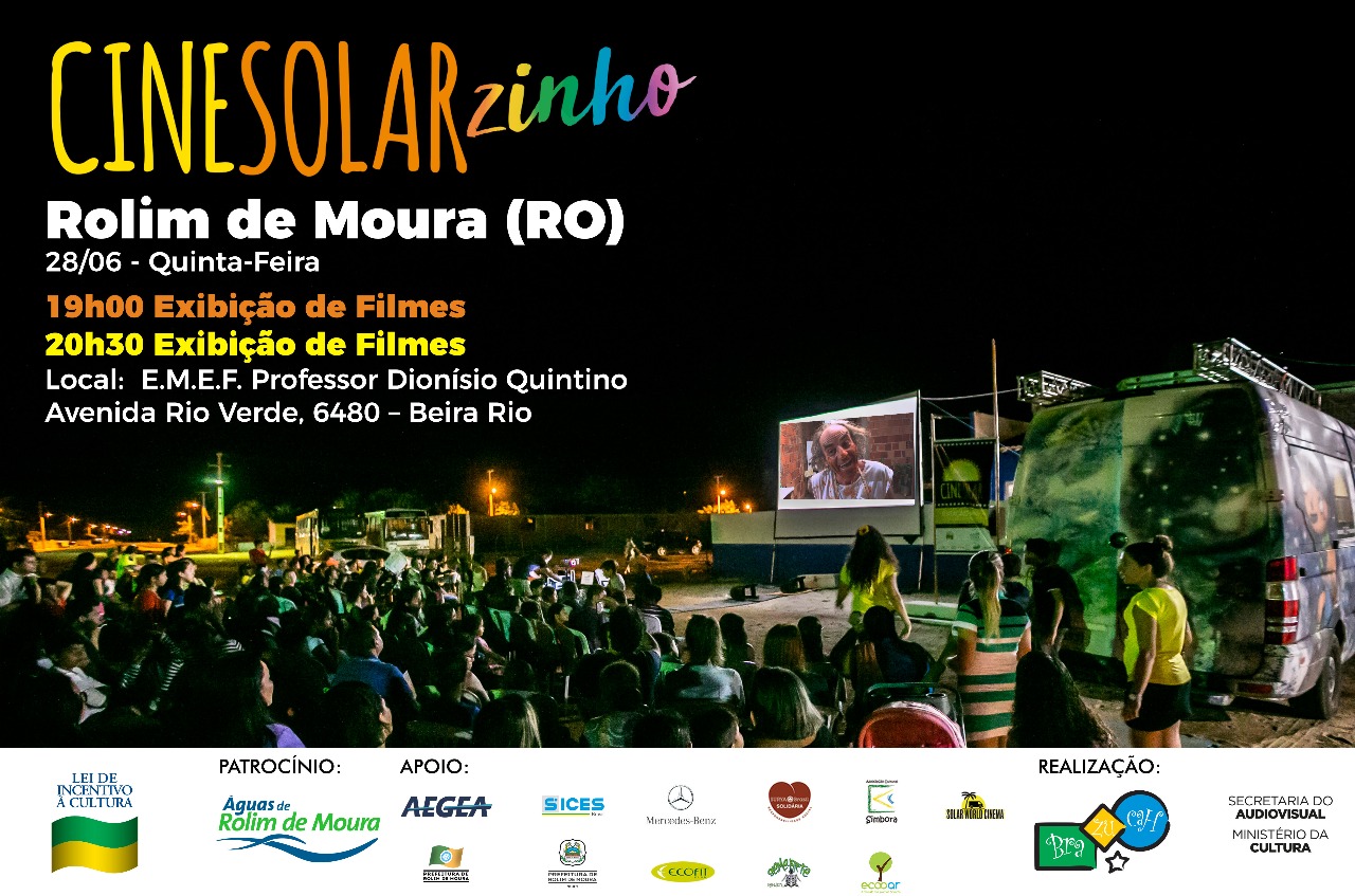 CINESOLARZINHO CHEGA EM ROLIM DE MOURA NESTA QUINTA-FEIRA, (28) - News Rondônia
