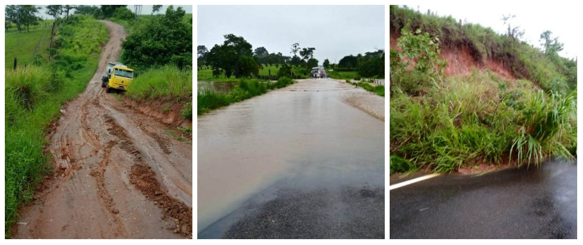 TEMPORAL ALAGA CIDADE, CAUSA ESTRAGOS E INTERDITA ESTRADAS NO CONE SUL; FOTOS E VÍDEOS - News Rondônia