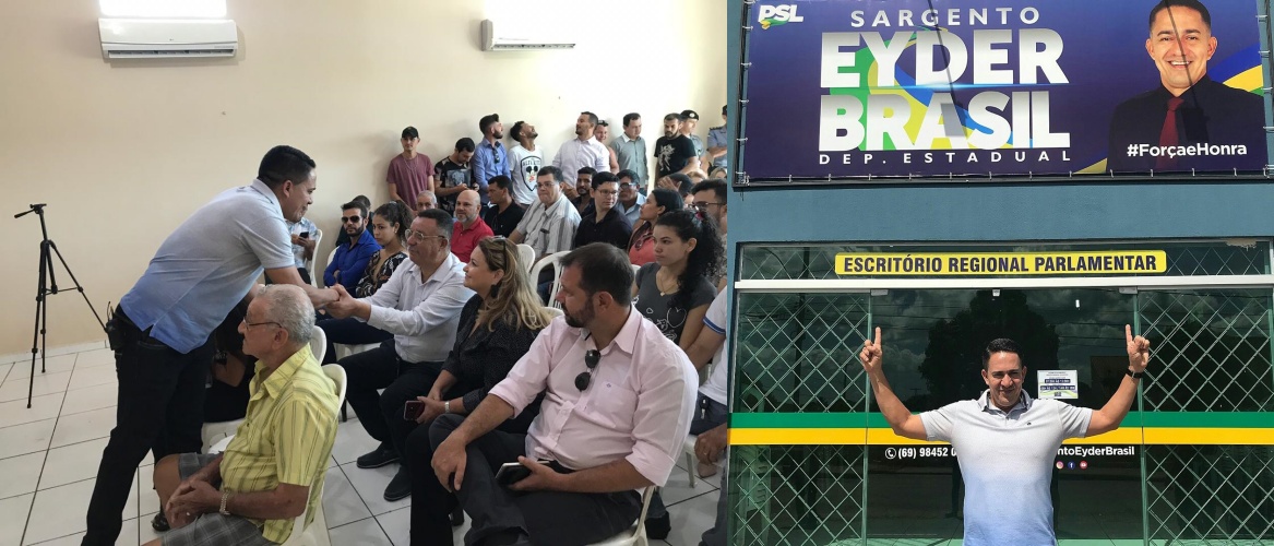 PRIMEIRO ANO: SARGENTO EYDER BRASIL DIVULGA RESULTADOS DOS TRABALHOS DE SEU ESCRITÓRIO NA REGIÃO CENTRAL DE RO - News Rondônia