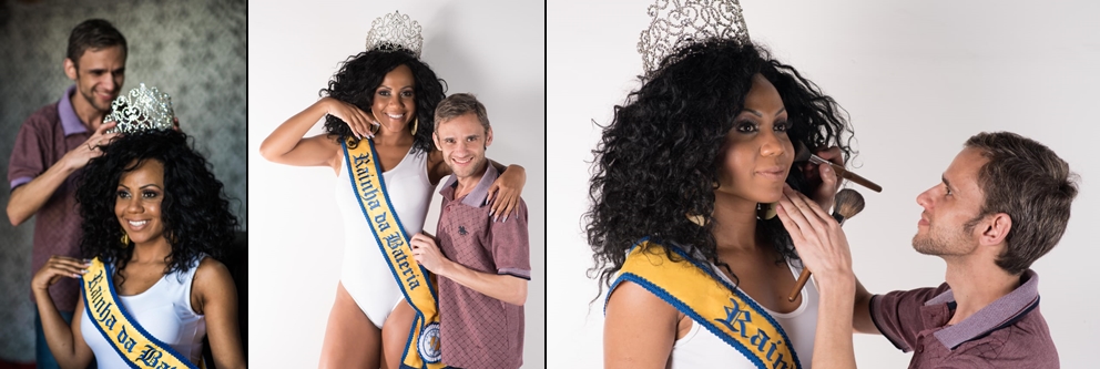 RAINHA DE BATERIA DO ACADÊMICOS DO TUCURUVI É COROADA POR MAQUIADOR DURANTE ENSAIO FOTOGRÁFICO - News Rondônia