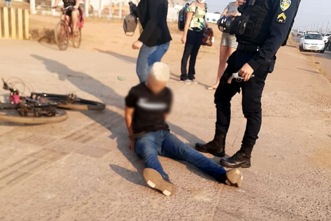 DIABO LOIRO - Marginal de 15 anos é surrado ao roubar ciclista no Morar Melhor - News Rondônia