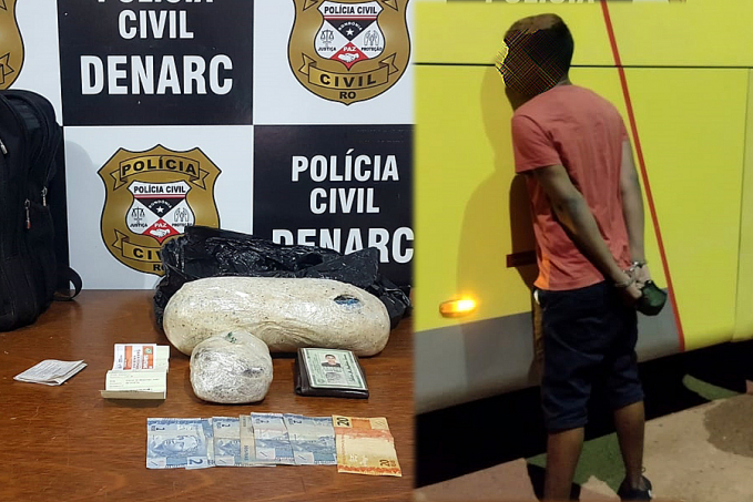 Pinóquio é preso pelo Denarc com droga avaliada em R$10 mil reais - News Rondônia