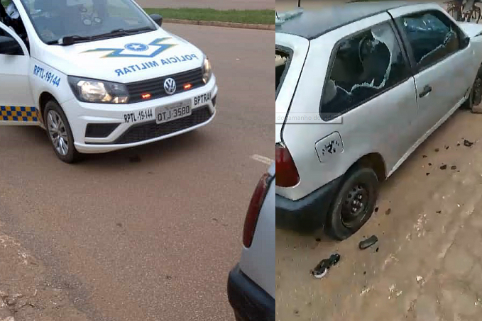 Vídeo de jovem destruindo veículo próximo ao Detran, viraliza na web - News Rondônia