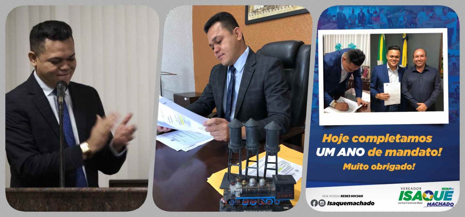 Vereador Isaque Machado apresenta ações desenvolvidas ao bem estar da população ao completar um ano de mandato - News Rondônia