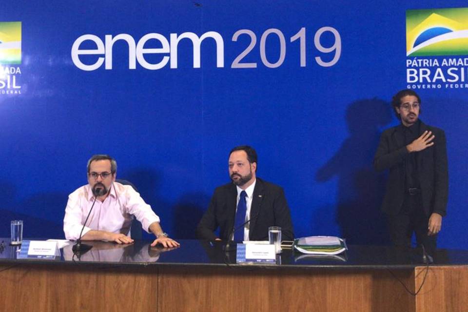PARA MINISTRO, HOUVE TENTATIVA DE COLOCAR EM XEQUE O ENEM 2019 - News Rondônia