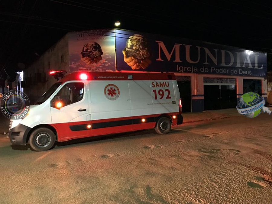 CAPITAL  HOMEM É ESFAQUEADO E PEDE AJUDA EM FRENTE A IGREJA (VÍDEO) - News Rondônia