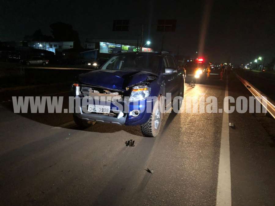 ATUALIZADA - Homem morre atropelado por caminhonete na BR-364 - News Rondônia