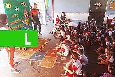 ROLIM DE MOURA  ESCOLA MUNICIPAL CORA CORALINA REALIZA PROJETO TEMÁTICO A COPA DO MUNDO - News Rondônia