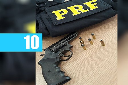 APÓS ACOMPANHAMENTO TÁTICO, PRF PRENDE DUPLA COM ARMA DE FOGO - News Rondônia