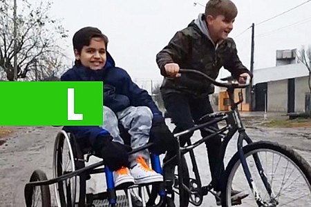 MENINO CRIA BIKE PARA ANDAR COM PRIMO CADEIRANTE: INSEPARÁVEIS - News Rondônia